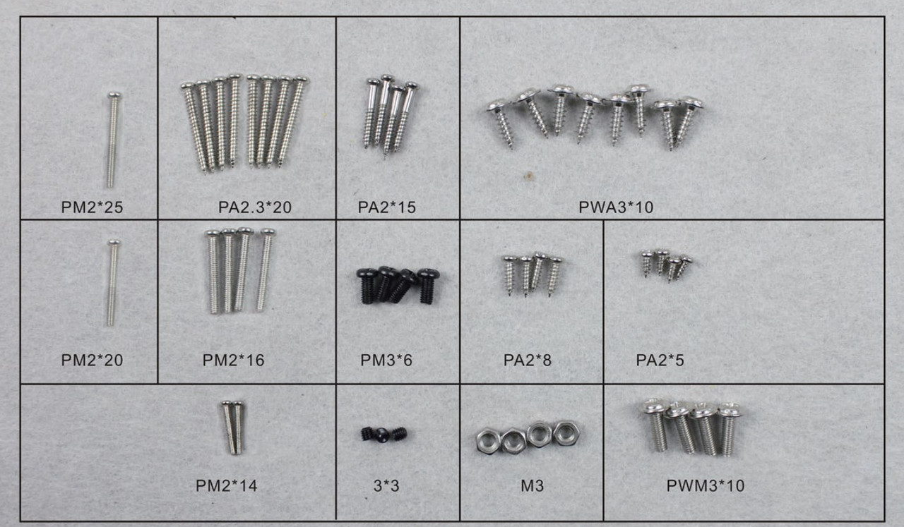 Dynam 8956 P47D P-47D RC Plane Screw set P47D-16