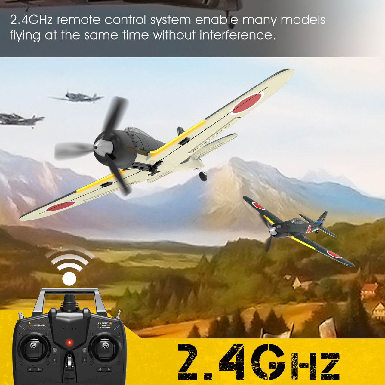 Volantex RC Plane Zero RC Aircraft EPP 400mm Wingspan 2.4G 6-Axis