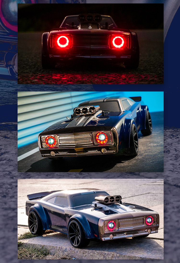 New Arrivel 1/16 RETRO High Speed 35KM/H All-Wheel RC Drift Car RTR