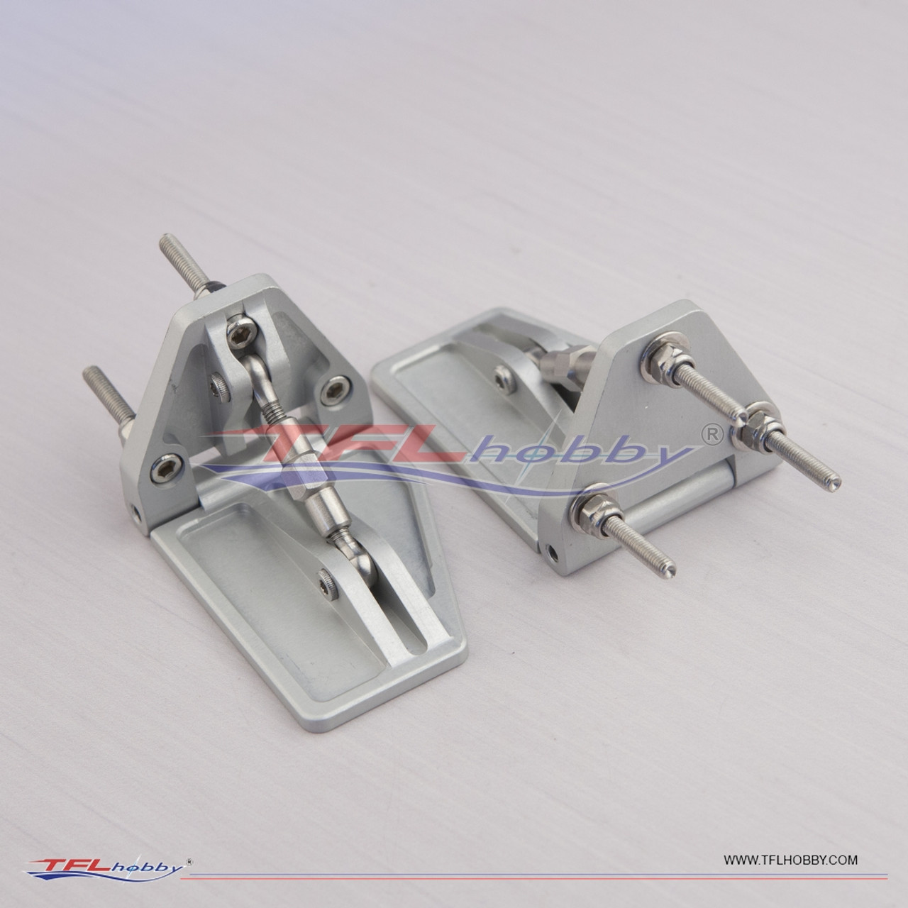 TFL Hobby 516B72 55mm Triangle Adjustable Trim Tab for Electric Boats and Nitro Boats