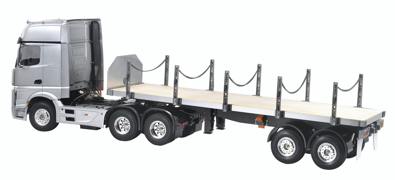 Hercules Hobby 1/14 Scale 2 Axial Flatbed Trailer 714*225*213mm HH