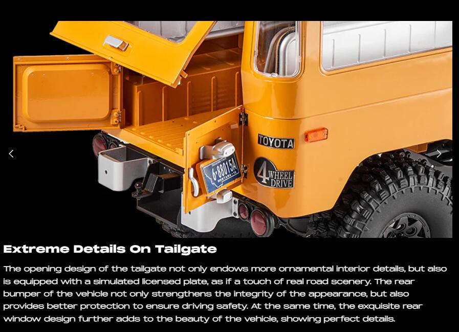 New Product FMS 1:10 Toyota Land Cruiser FJ40 RS 11035 2.4GHz RC