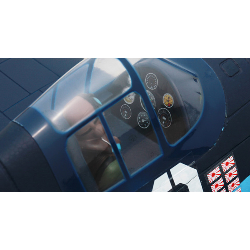 Dynam F6F Hellcat 1270mm 8958 Remote Control Plane With/ Flaps