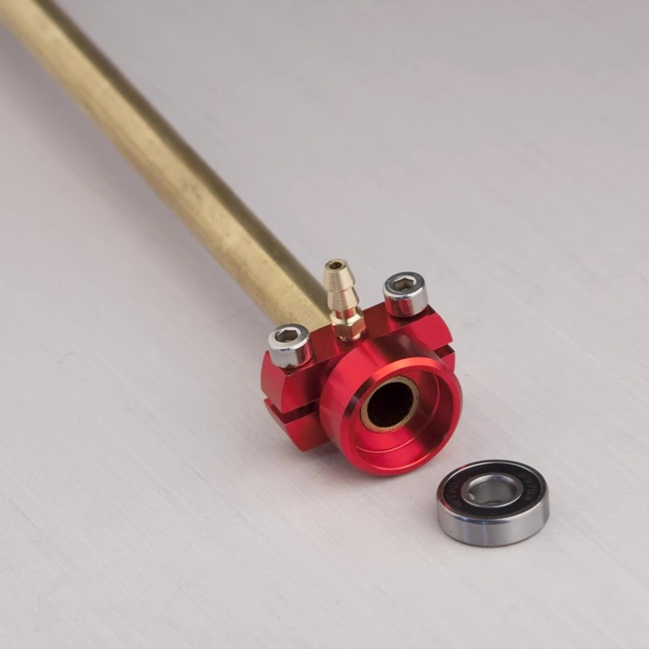 TFL Hobby 515B50 Removable bearing block with 10mm copper tube, design B for RC Boats