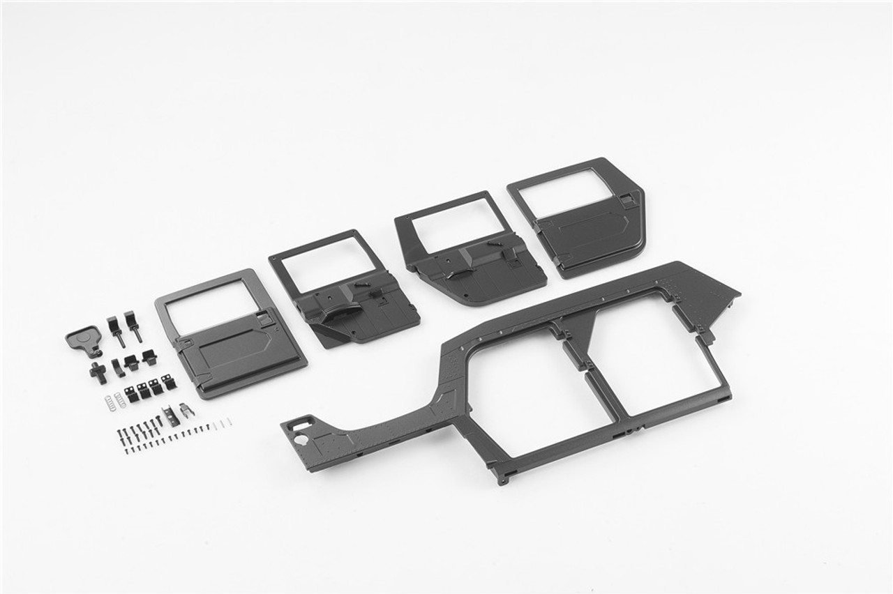 FMS 11261 1/12 2006 Hummer H1 RC Car Parts C1466  C1467 LEFT DOOR SET  (BLACK/YELLOW)