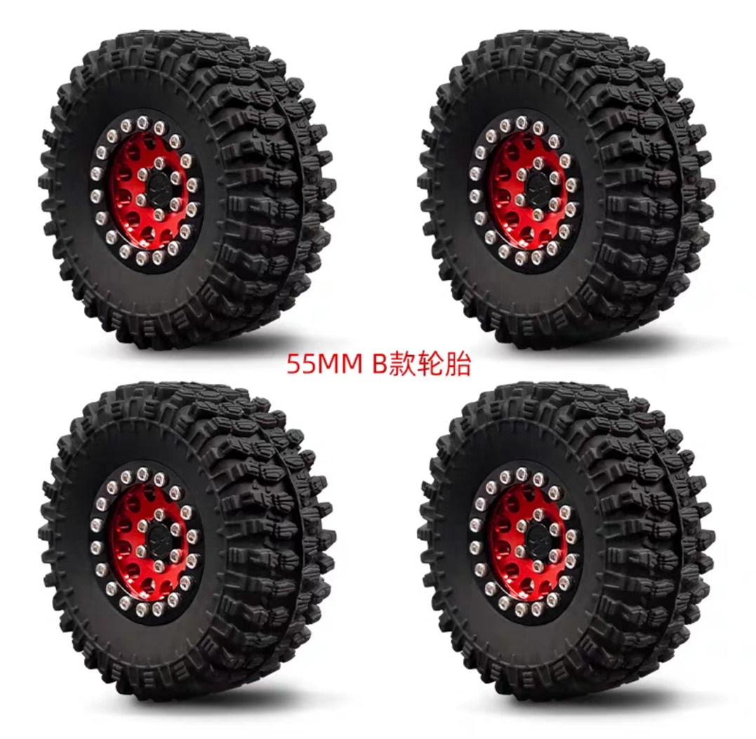Upgrade Metal Wheels 4PCS for FMS 1/18 1/24 FCX24 Serises RC Car