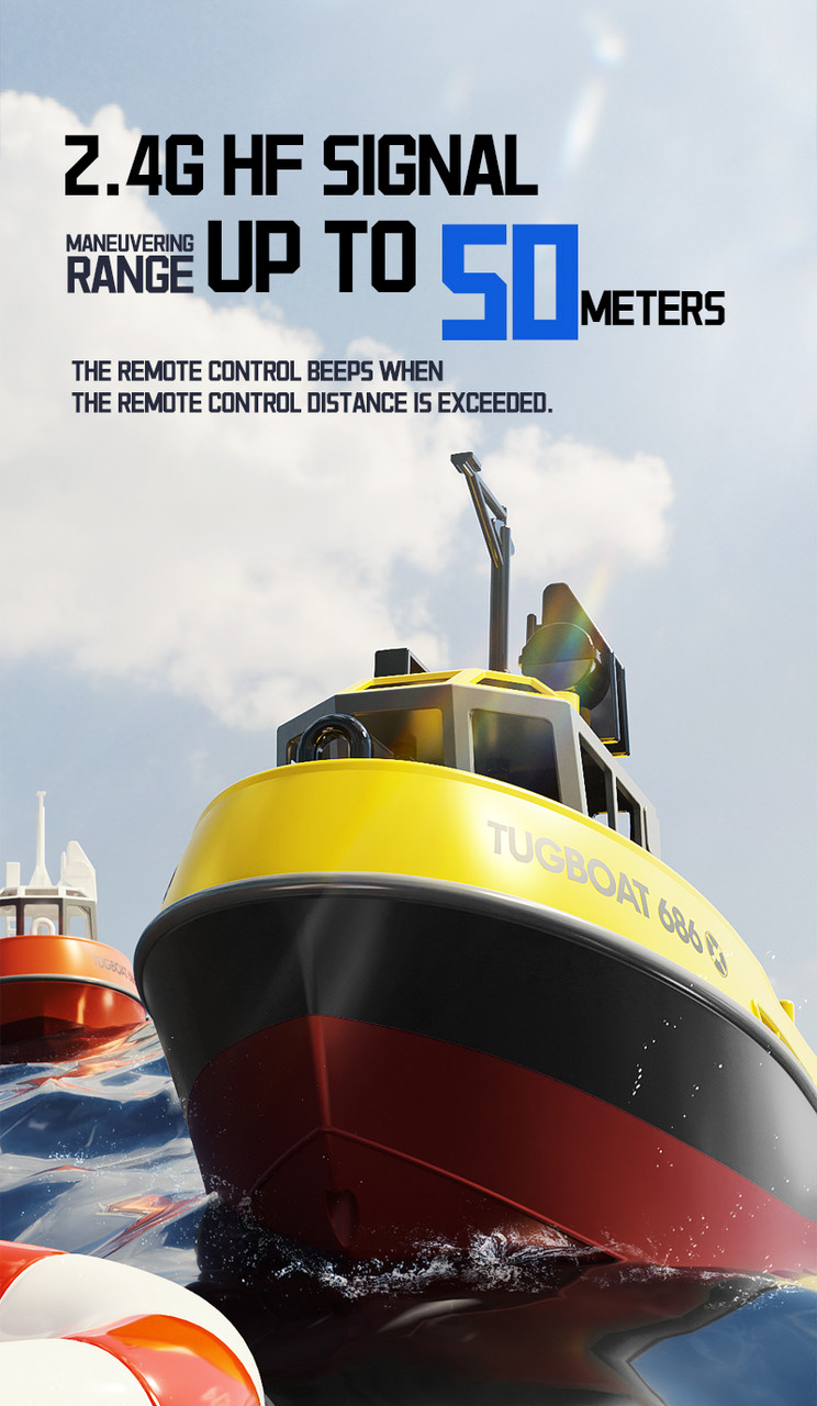 1/72 Simulation scale RC TUGBOAT 686 RTR
