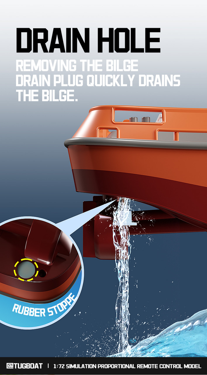 1/72 Simulation scale RC TUGBOAT 686 RTR