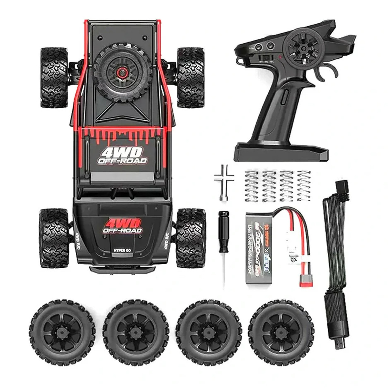 MJX 1/14 Hyper Go 4WD RTR Off Road 2.4GHZ Brushless RC Car 14209