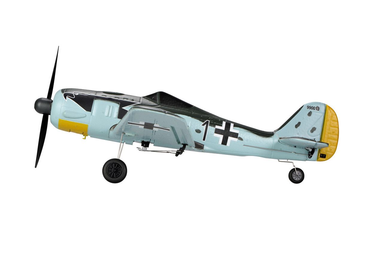 TOPRC TOP 402mm Mini FW190 4CH RC Warbirds RTF with Radio System and Lipo Battery (Ready to Fly) TOP105