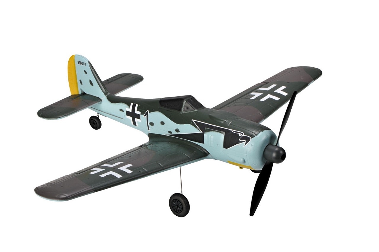 TOPRC TOP 402mm Mini FW190 4CH RC Warbirds RTF with Radio System and Lipo Battery (Ready to Fly) TOP105