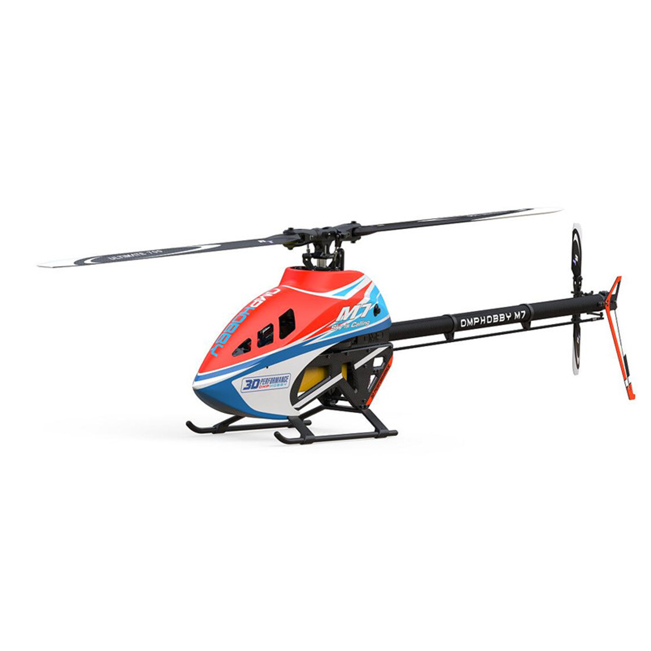 OMPHOBBY M7 6CH Remote Control Helicopter Kits + Motor + ESC (with SUNNYSKY H4530 (Y) motor SUNNYSKY 300A ESC. Excluding Blades Without Servos, Radio System, Lipo Battery OSHM704