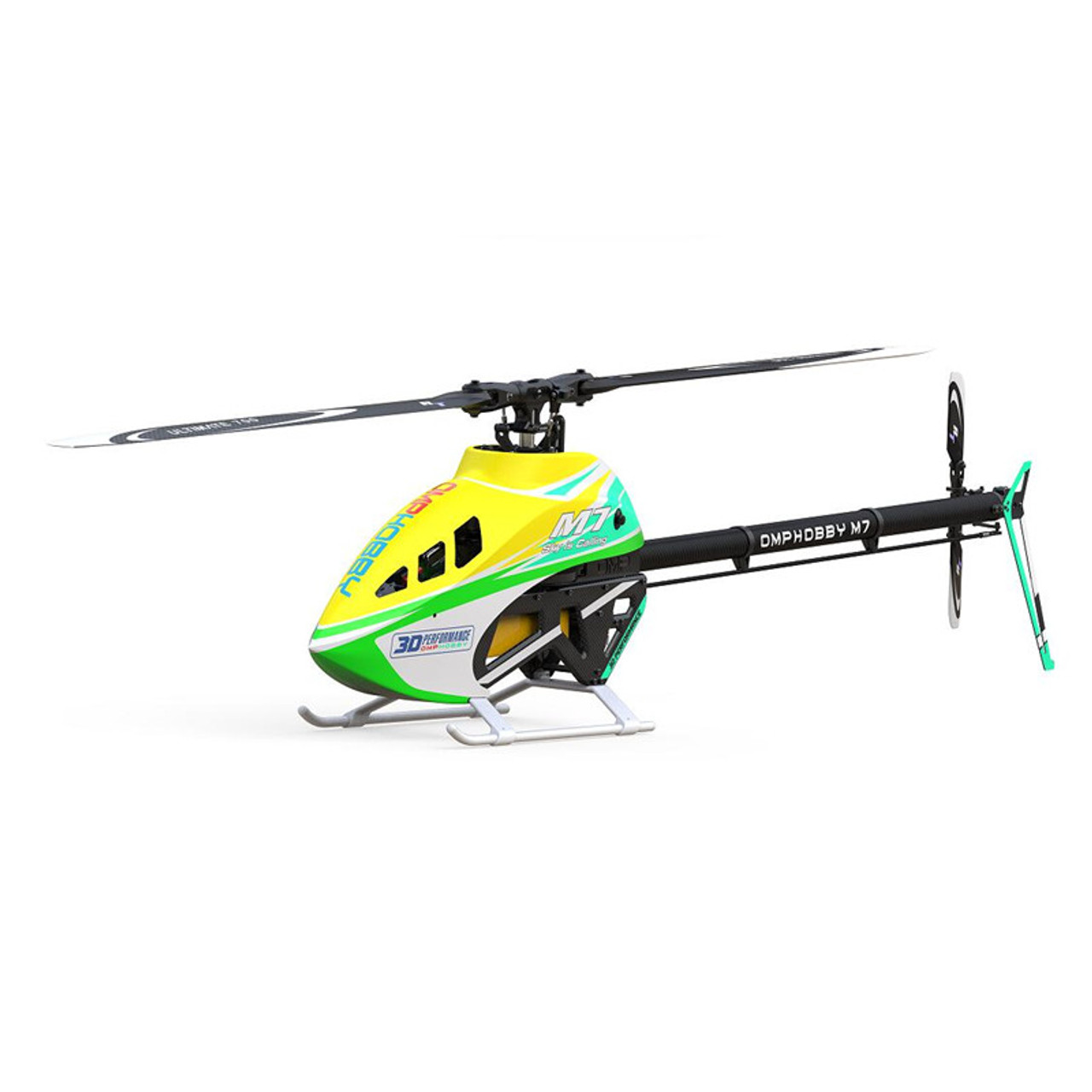 OMPHOBBY M7 6CH Remote Control Helicopter Kits + Motor + ESC (with SUNNYSKY H4530 (Y) motor SUNNYSKY 300A ESC. Excluding Blades Without Servos, Radio System, Lipo Battery OSHM704