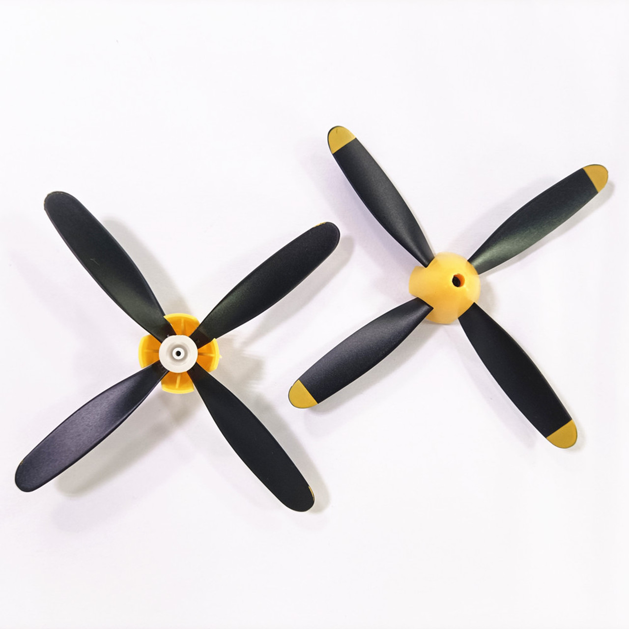 Volantex New / Old 4 Blades Propeller P7610509X2 with Base for New Mini 400mm 761-5V2 761-8V2 761-9 761-11 761-12 761-13 761-14 761-15 RC Plane