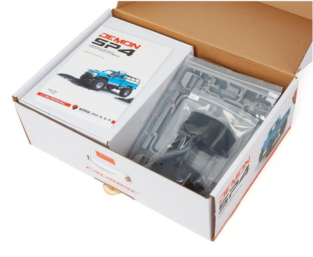 CROSSRC DEMON SP4 4X4 4WD KIT Hard Shell 1/10 RC Model Car Crawler Pickup Truck
