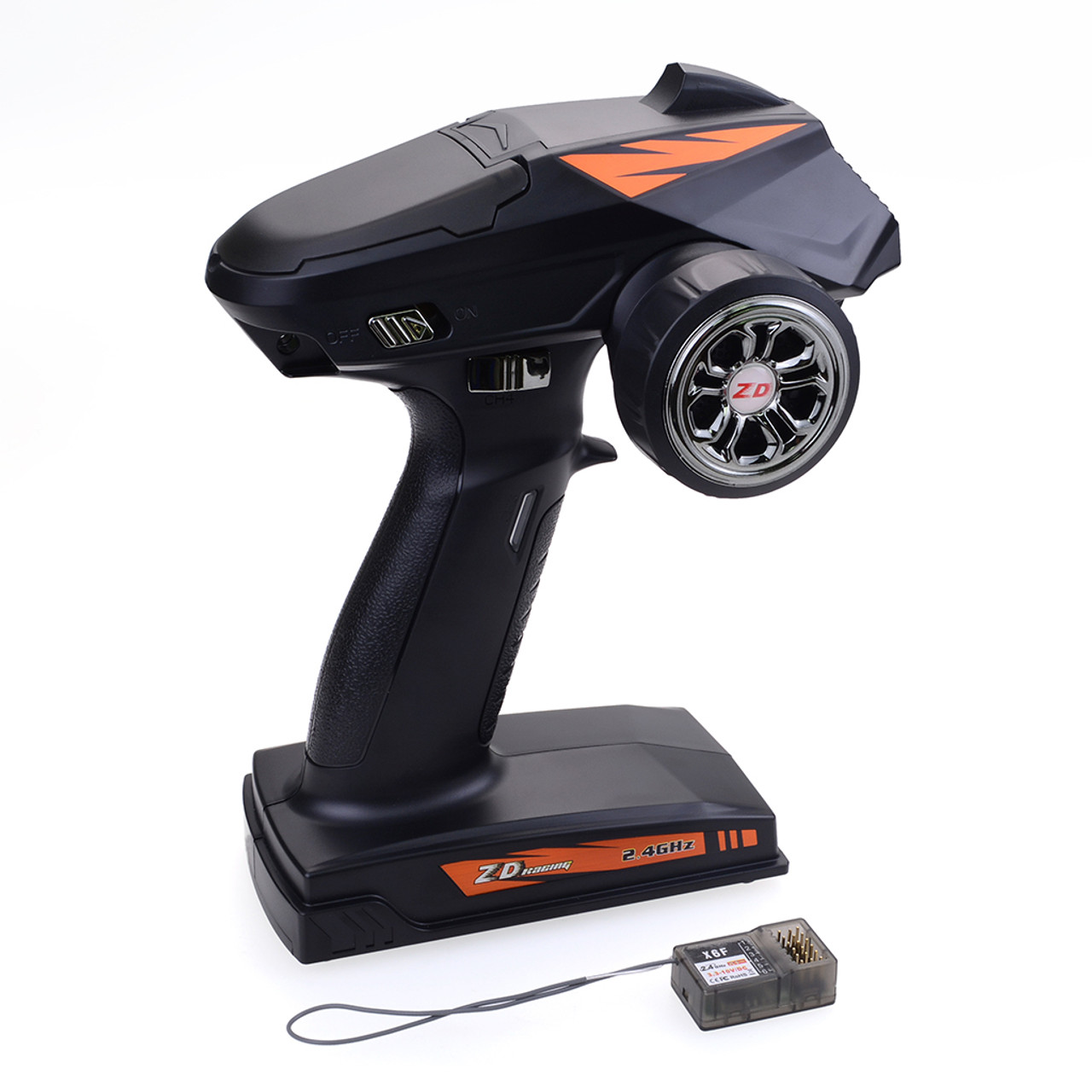 ZD Racing 2.4Ghz 4 Channel Radio with receiver 8277 RC Car Parts for 9116 MT8 Monster Truck