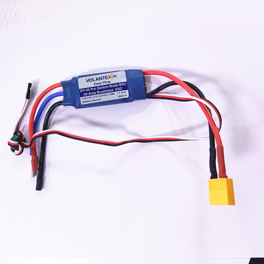 Volantex ESC brushless 40A XT60-#1 PE1256 for Remote Control Airplane 759-3 Phoenix 2400