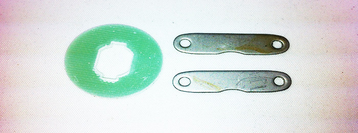 DHK Brake pad (2 pcs)/ brake disc 9381-9B2 for DHK Optimus GP and Maximus GP 1/8 Trucks 