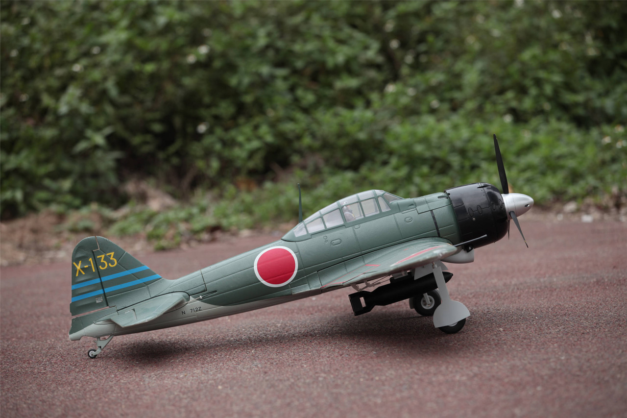 FMS 1400mm A6M Zero Warbird RC Plane PNP (Green) No Radio 【公式通販】