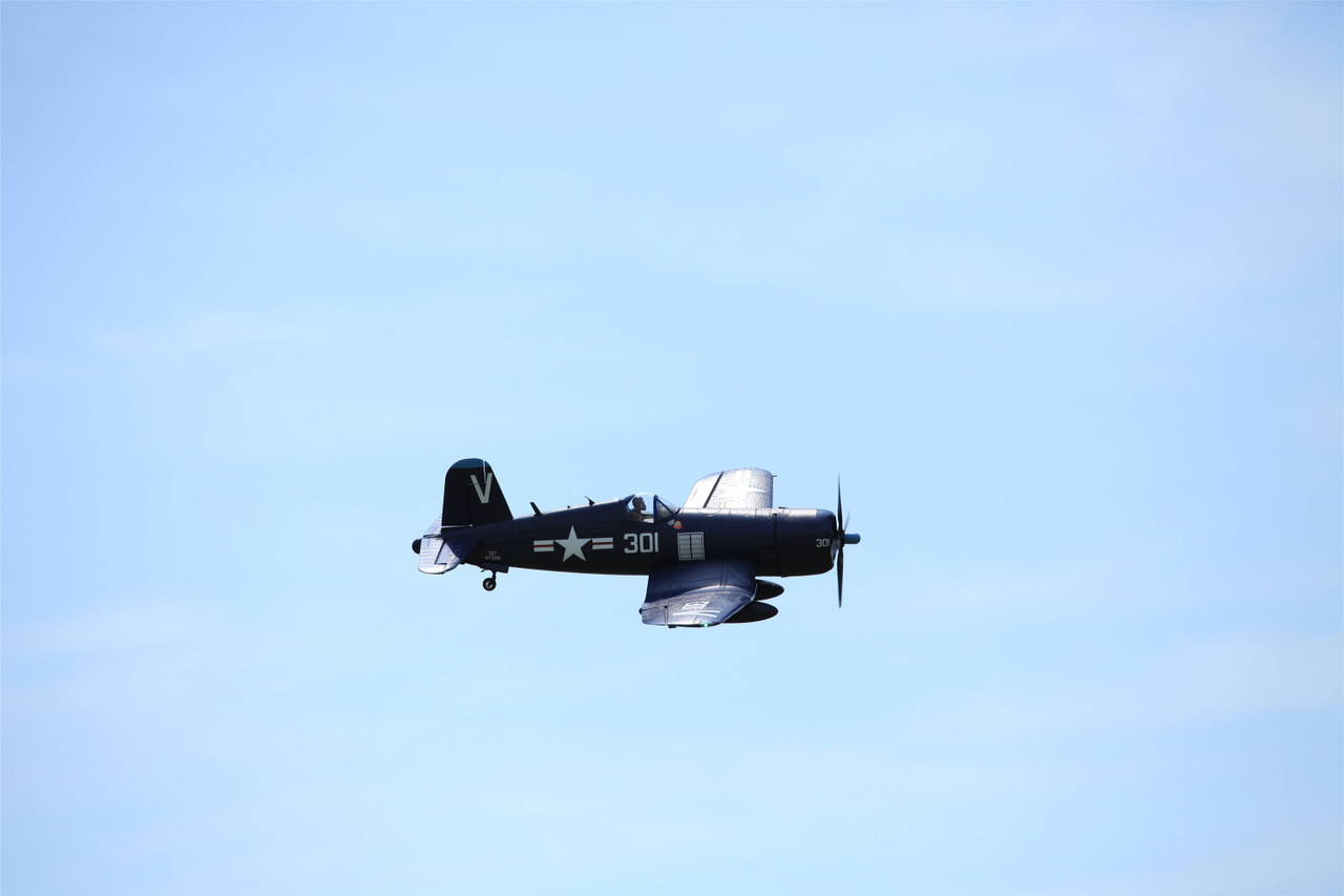 FMS 1400mm (55.1") F4U Corsair V3 PNP Blue FMS024PBU RC Warbird Airplane