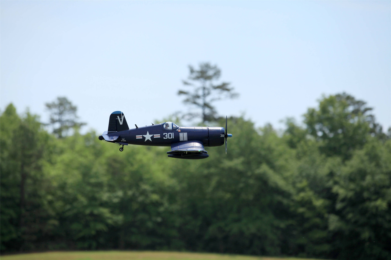 FMS 1400mm (55.1") F4U Corsair V3 PNP Blue FMS024PBU RC Warbird Airplane