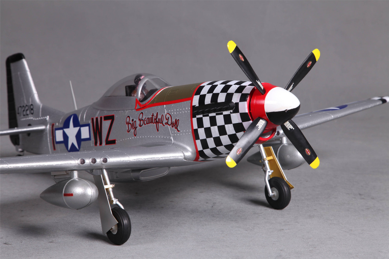 FMS 800mm P‑51D V2 Big Beautiful Doll RC Warbird PNP FMS016P