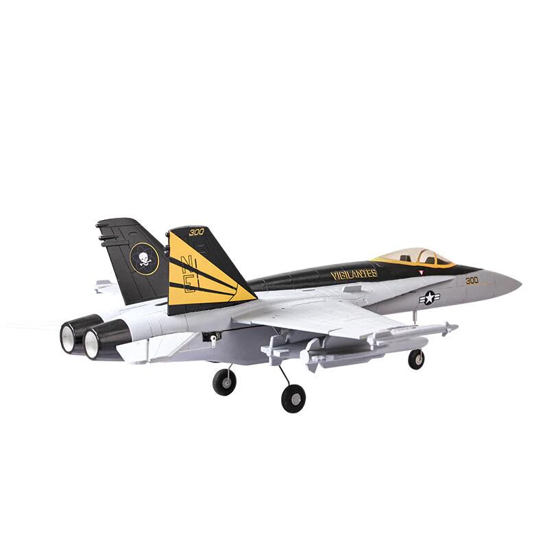 FMS 64mm EDF F-18 V2 PNP Gray RC Jet without Transmitter and