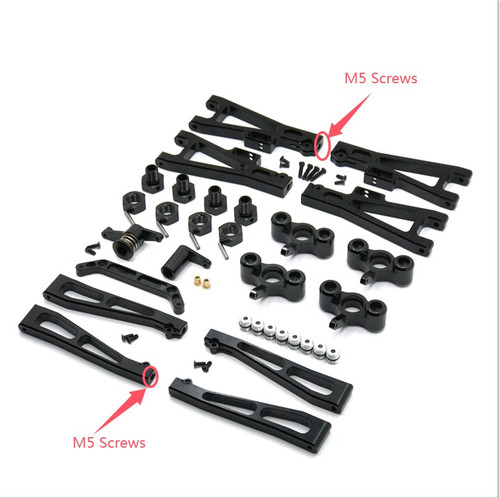 Gold Alumium Upgrade parts for JLB 11101 21101 J3 1/10 RC Car