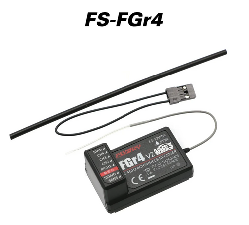 FLYSKY FGr4 AFHDS3 Water Resistant V2 PPM/i-BUS/PWM Receiver (3.5~12V)