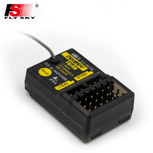 FLYSKY FGR8B 2.4GHz 8CH Receiver PWM/ PPM/ i-bus Output for AFHDS3 Transmitters RF Modules PL18/ NB4 Series