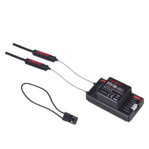 FlySky FTr10 2.4G 10CH Two-Way Dual Antenna PPM/IBUS AFHDS3 Receiver for Fly-Sky PL18 and Nb4 series