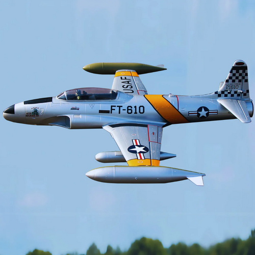 New Arrival! Dynam T-33 Shooting Star F80 6S 12-Blade 70mm EDF RC Jet Trainer PNP