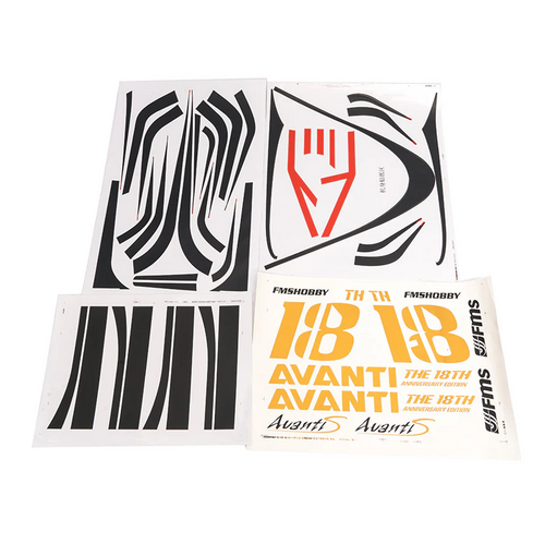 FMS 90mm Avanti Decal Sheet FMSEV117 FMS 90mm Avanti Decal Sheet FMSEV117