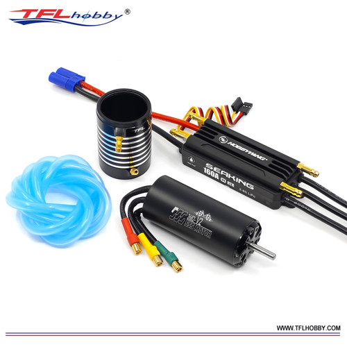 Promotion!! TFL 3682 V2 KV1650 Brushless Motor + Seaking 160A V4 RTR ESC W/ Water Cooling Jacket 532B41BK, Silicone Tube 213B25 Promotion!! TFL 3682 V2 KV1650 Brushless Motor + Seaking 160A V4 RTR ESC W/ Water Cooling Jacket 532B41BK, Silicone Tube 213B25