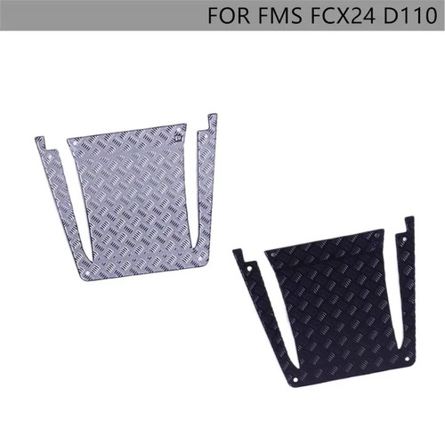 FMS Hood Metal Anti-skid Plate Hood Decorative Piece for FCX24M 1:24 LAND ROVER DEFENDER D110 D90 FMS Hood Metal Anti-skid Plate Hood Decorative Piece for FCX24M 1:24 LAND ROVER DEFENDER D110 D90