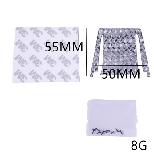 FMS Hood Metal Anti-skid Plate Hood Decorative Piece for FCX24M 1:24 LAND ROVER DEFENDER D110 D90 FMS Hood Metal Anti-skid Plate Hood Decorative Piece for FCX24M 1:24 LAND ROVER DEFENDER D110 D90