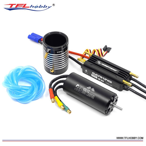 Promotion!! TFL 4092 V2 Brushless Motor + Seaking 160A V4 RTR ESC W/ Water Cooling Jacket 532B45BK, Silicone Tube 213B25  (TB409201) Promotion!! TFL 4092 V2 Brushless Motor + Seaking 160A V4 RTR ESC W/ Water Cooling Jacket 532B45BK, Silicone Tube 213B25  (TB409201)