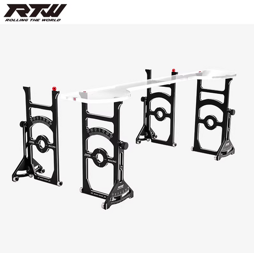 RTW (Racing Tool) RC Car Alum. Setup System, 1/8 Scale Off-Road Racing GT Tuning Tool Kit with High-Precision Acrylic Ruler