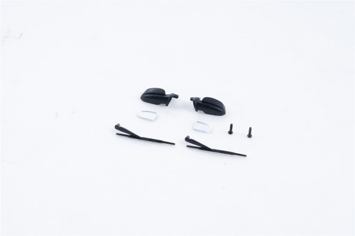 FMS Rearview Mirror And Wiper C4019 for 1/24 12451 FCX24M Toyota Tacoma 