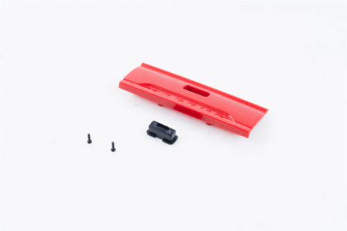 FMS REAR DOOR AND HANDLE RED C4020 for 1/24 12451 FCX24M Toyota Tacoma 