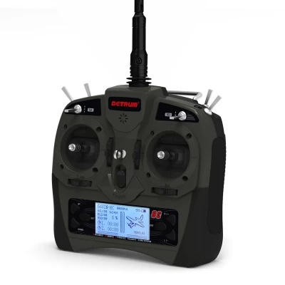 Dynam Detrum GAVIN-8C 8CH 2.4Ghz RC Transmitter with iStone MSR66A Stabilizer Mini Receiver