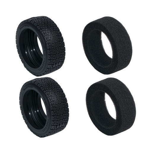 Rlaarlo Tyre & Foam Set S10-014 For XTS-S10 RC Rally Car