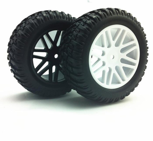 HSP RC CAR PARTS 15502 - Ruedas Rally Monster BLANCA x 2 unidades