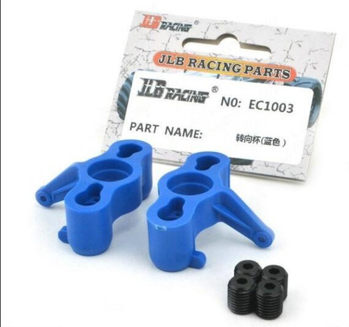 JLB RACING J3 SPEED PARTS 1:10 Brushless Truggy RC CAR PARTS EC1003 BLUE STEER BLOCK ( BLUE) 