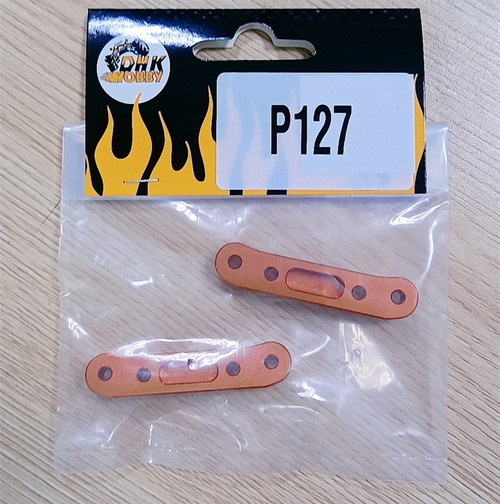 DHK RC CAR PARTS Suspension Mount (2 pcs) (Machined-made) P127 for Optimus, Optimus XL, Maximus, Zombie 8e, 9381, 9382
