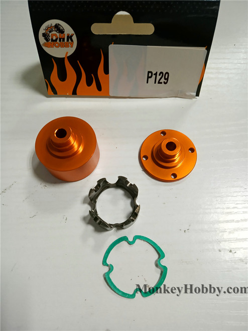 DHK Diff Case set/Diff Case Cover (Machined-made) P129 for Optimus