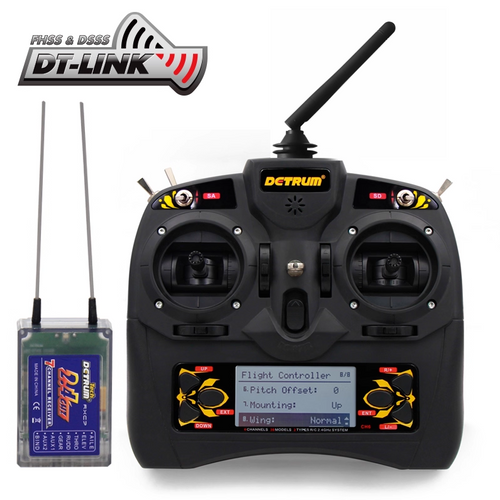 Dynam Detrum 2.4GHz GAVIN-6C 6-Channel digital transmitter set DTM-T001 (TX+RXC7)