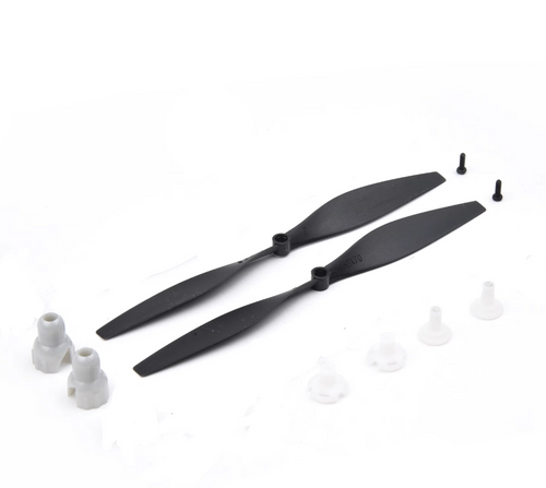 Volantex 761-8 F4U , 761-9 Trojan T28 2pcs propeller full set #4 (Prop Saver Shaft Upper Part + Propeller + Screw+spinner) P7610804