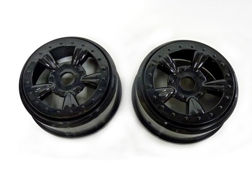 Himoto Racing 1/8 Black Rims For Short Course Truck 2P 822001B RC CAR Parts