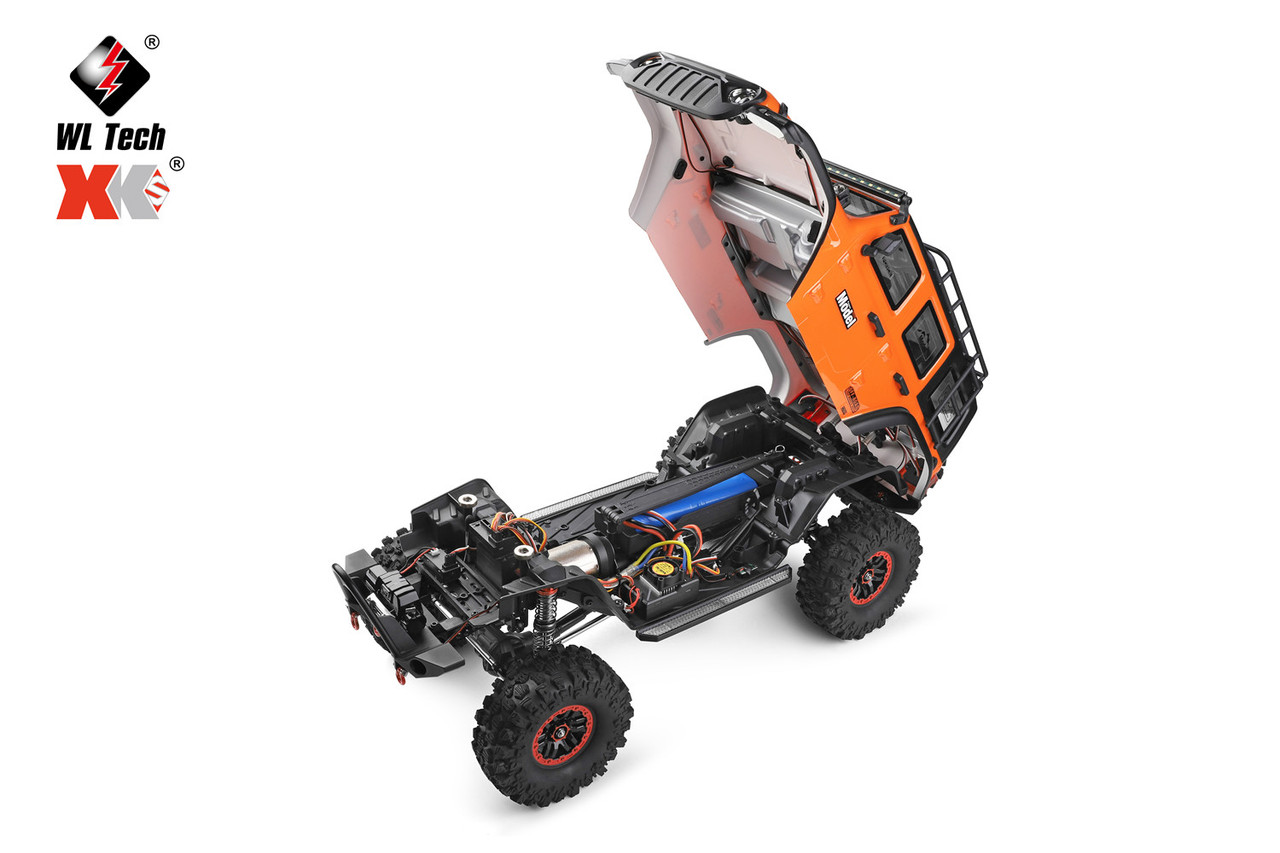 WLtoys 104010 1:10 Wrangler 4x4 RC Car Professional Climbing